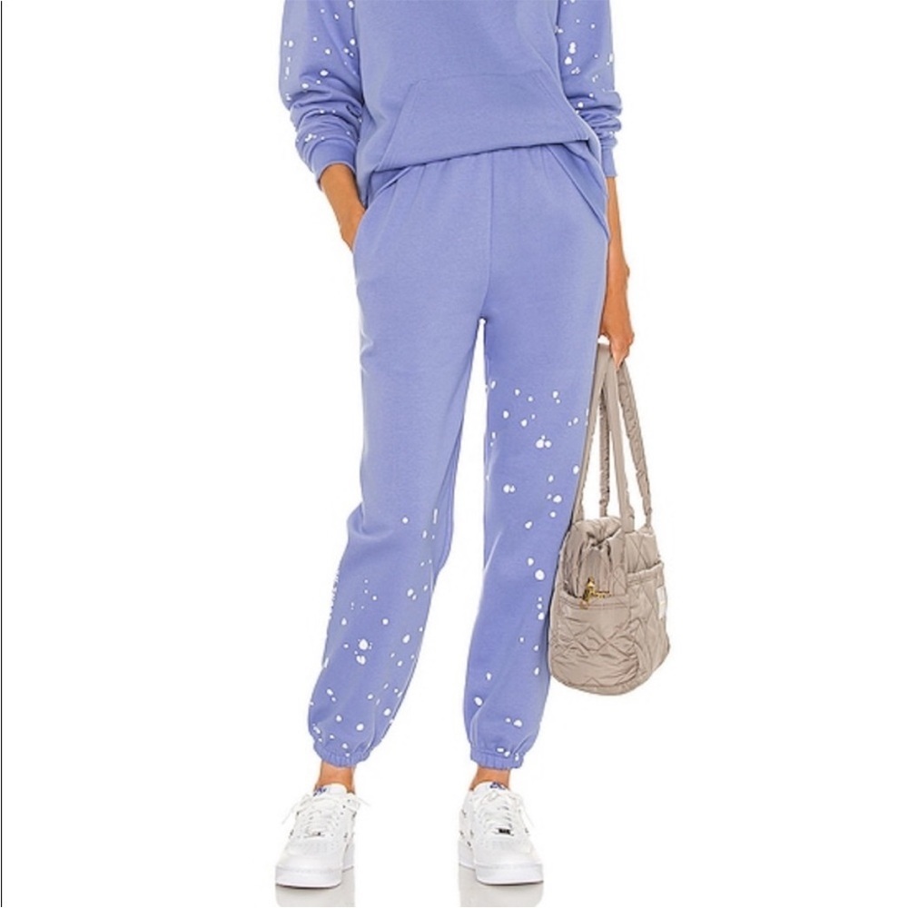 Local Heroes S Polaroid Spray Sweatpants 0956 Violet small purple leisure
